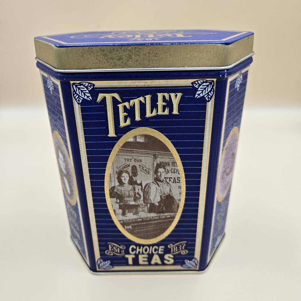 Blue Tea Tin